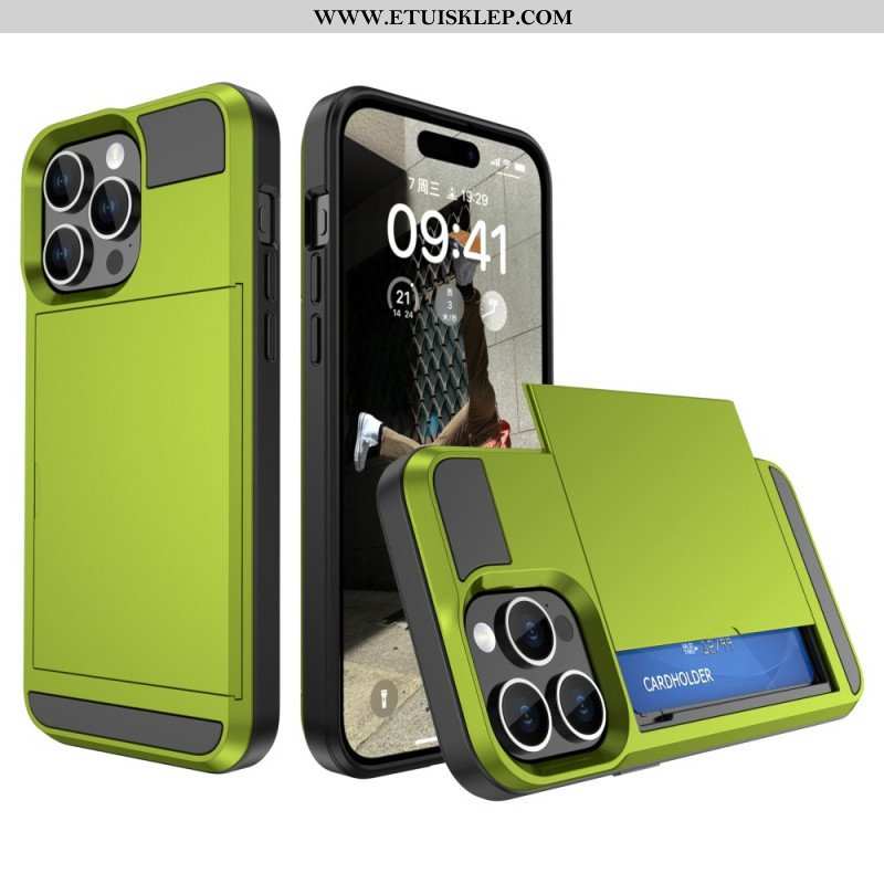 Etui do iPhone 15 Plus Zapinane Na Zamek Etui Na Karty